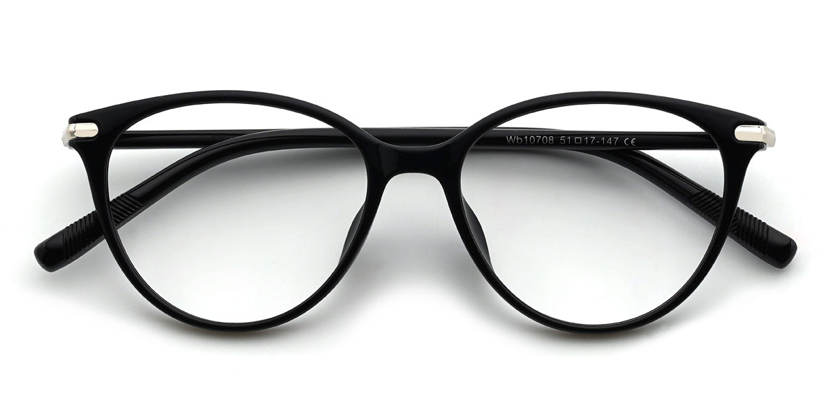 Black Demir Glasses - Oval Glasses
