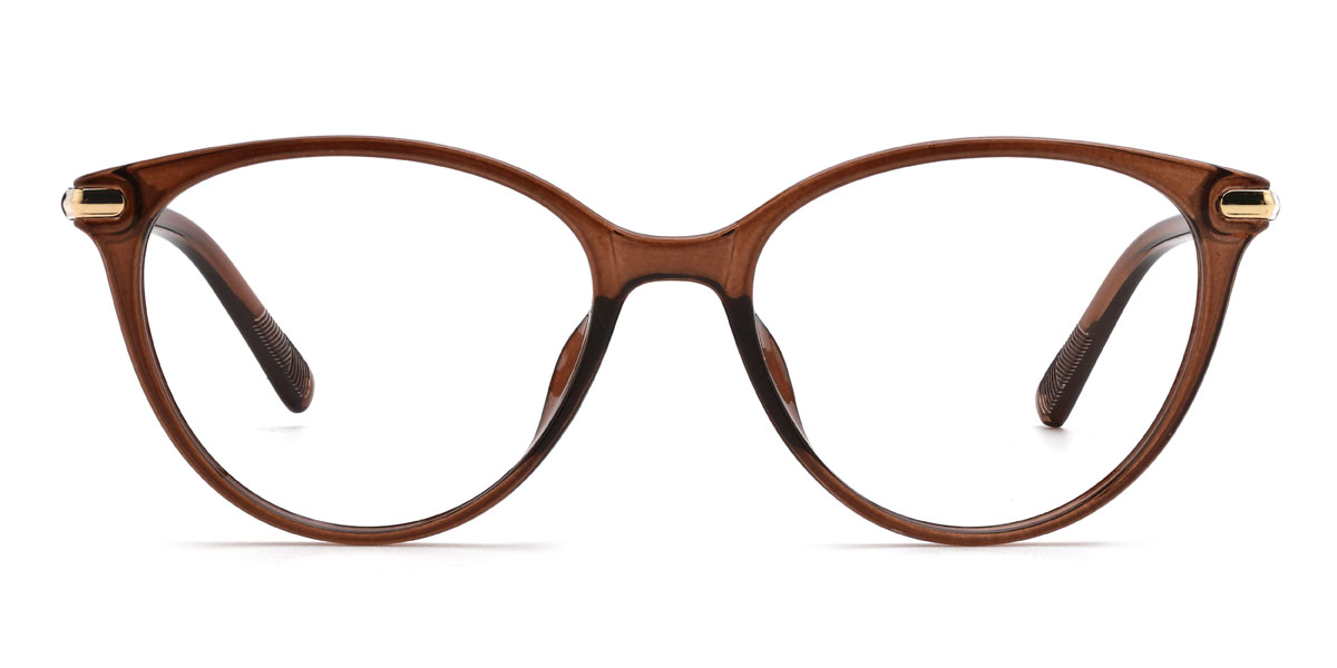 Brown Demir Glasses - Oval Glasses