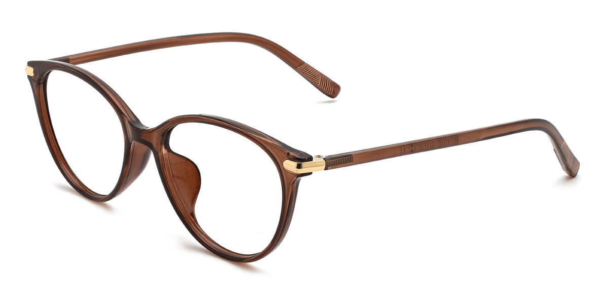 Brown Demir Glasses - Oval Glasses