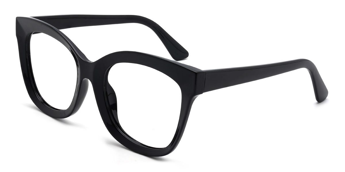 Schwarz Paizley Brille - Oval Glasses