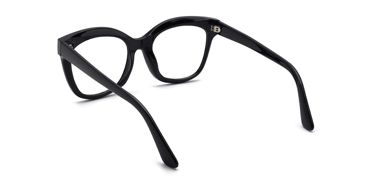 Schwarz Paizley Brille - Oval Glasses