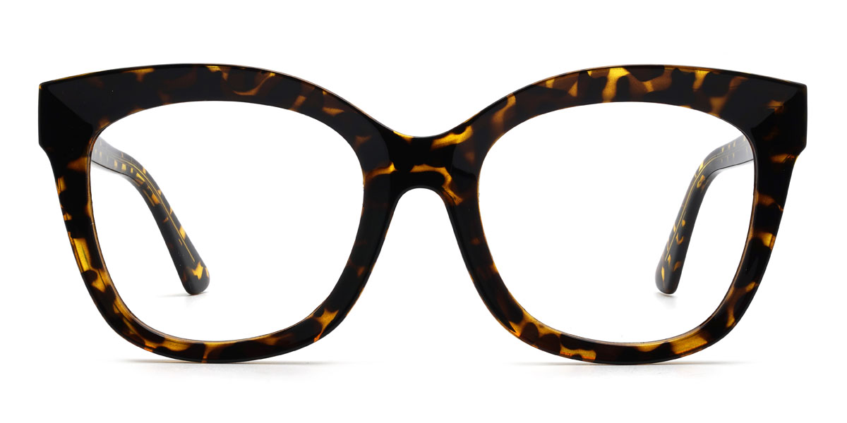 Tortoiseshell Paizley - Oval Glasses