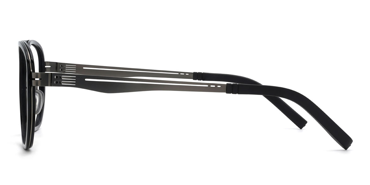 Noir Nainika Lunettes - Aviator Glasses