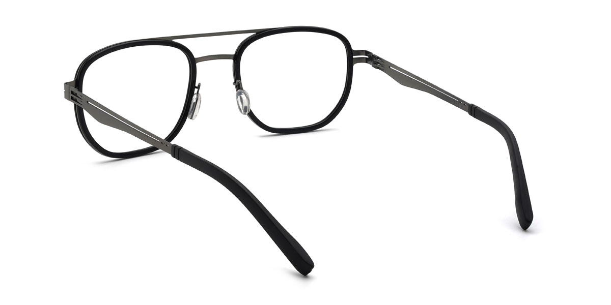 Noir Nainika Lunettes - Aviator Glasses