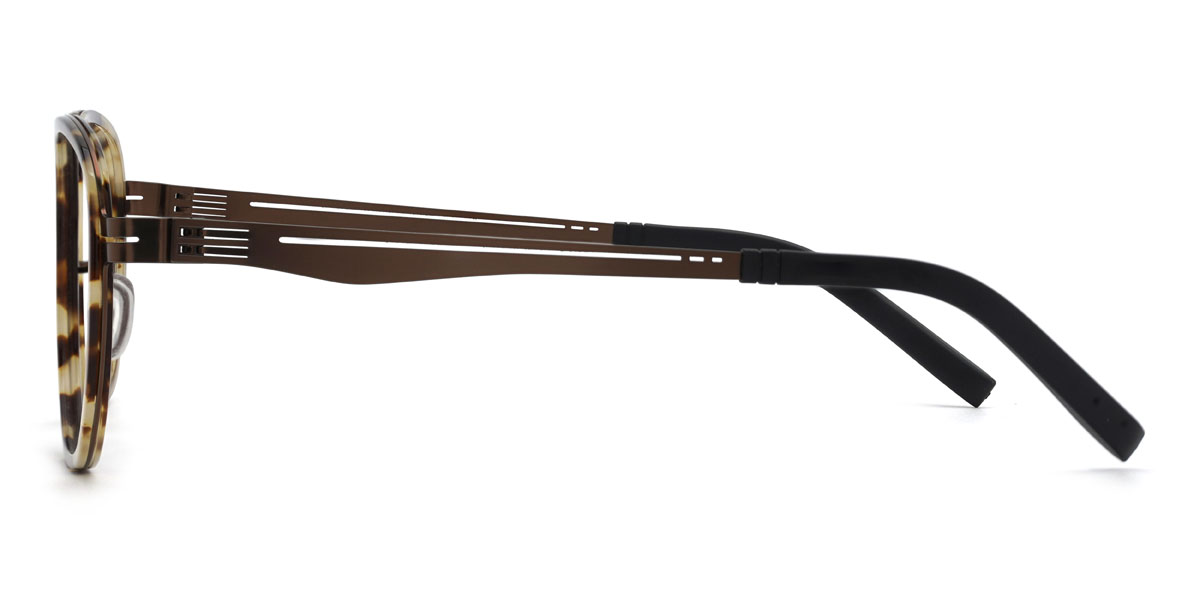 Ivory Tortoiseshell Nainika Glasses - Aviator Glasses
