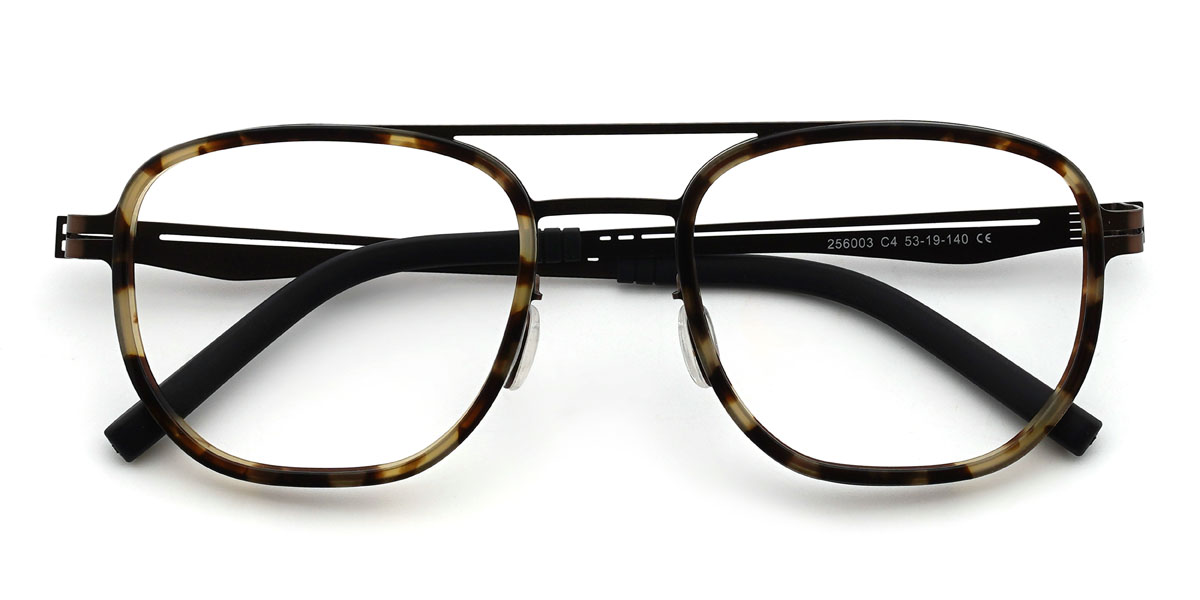 Ivory Tortoiseshell Nainika Glasses - Aviator Glasses