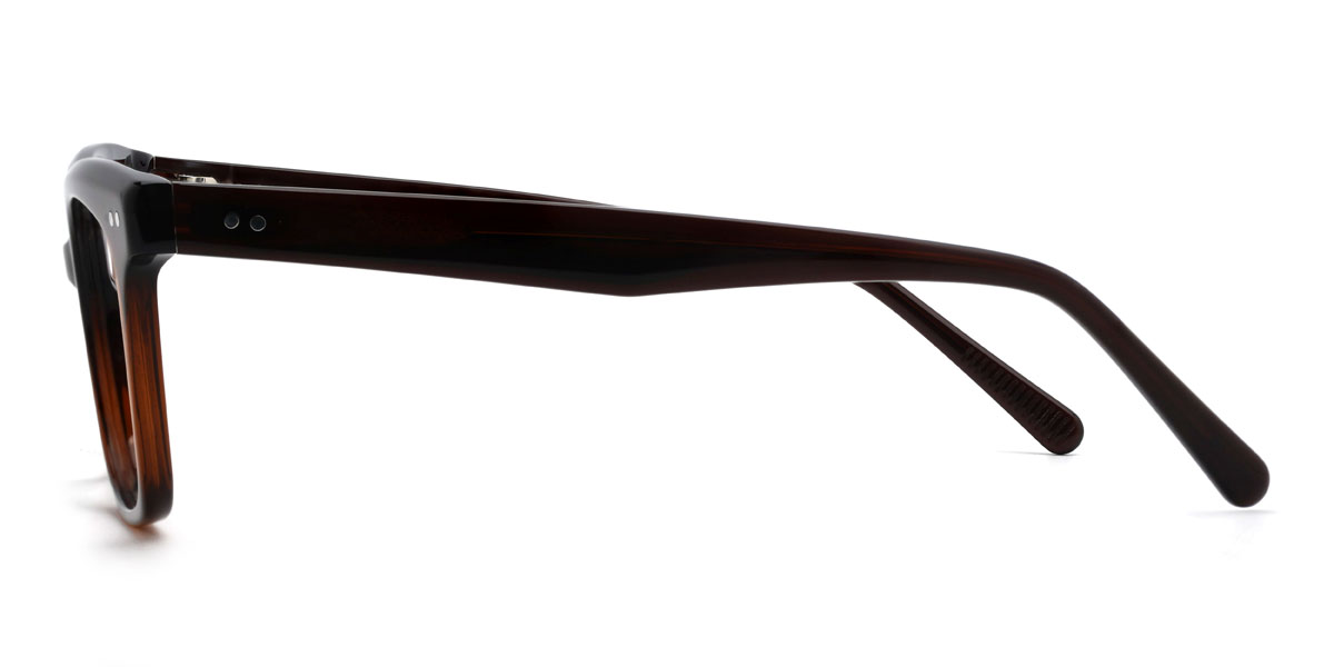 Foncé Brun Zemirah Lunettes - Rectangle Glasses