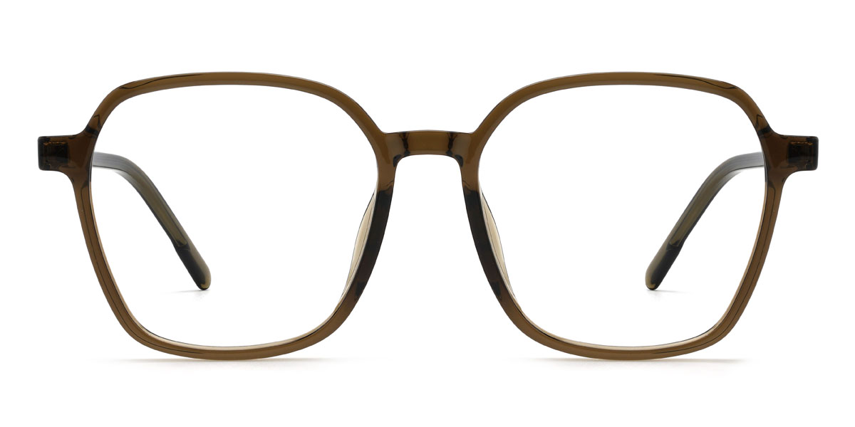 Olive Vert Caliana Lunettes - Square Glasses