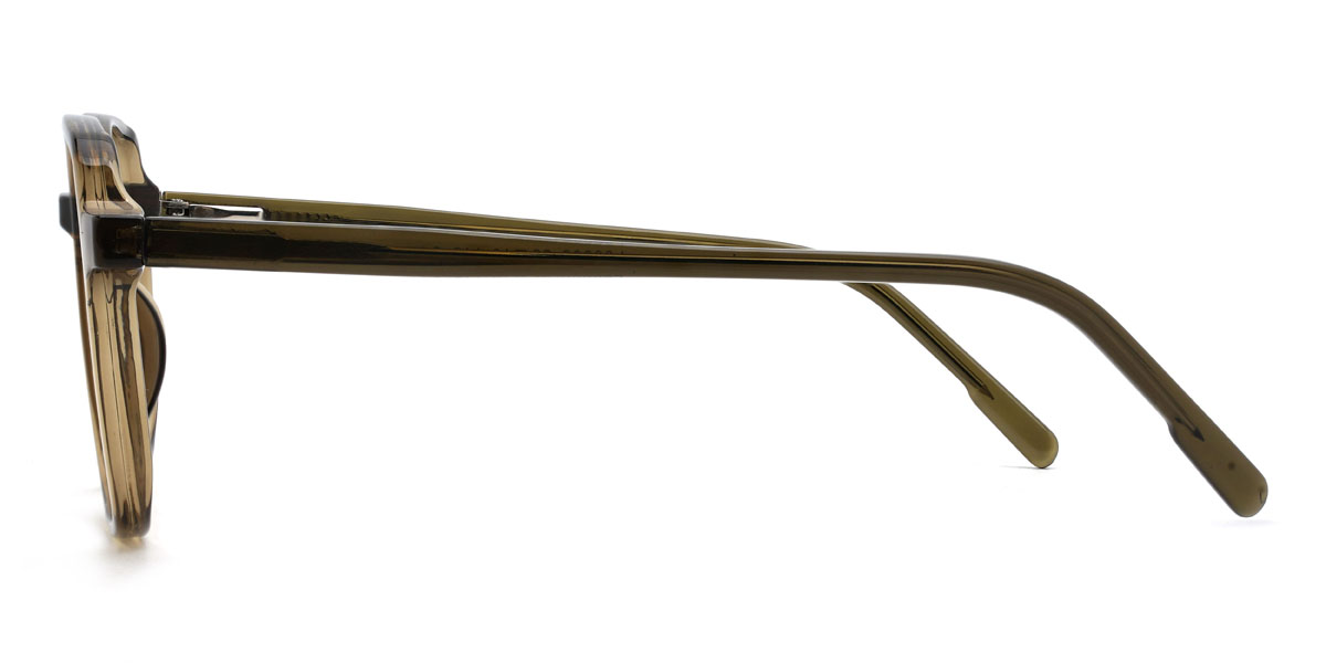 Olive Vert Caliana Lunettes - Square Glasses