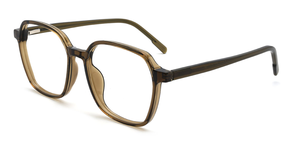 Olive Vert Caliana Lunettes - Square Glasses