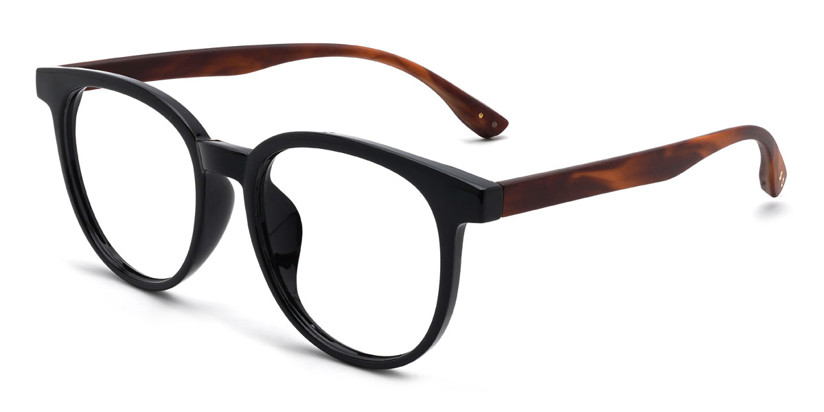 Black Lacey Glasses - Square Glasses