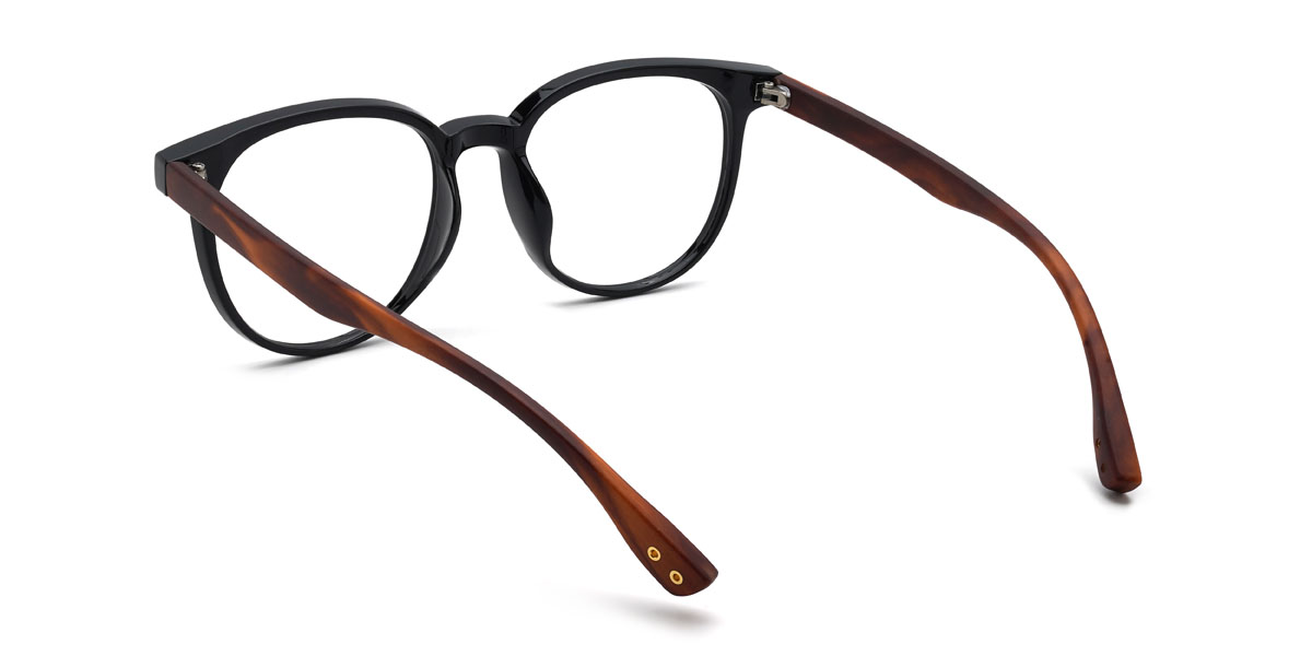 Black Lacey Glasses - Square Glasses