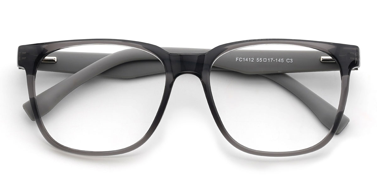 Gris Ameen Lunettes - Square Glasses