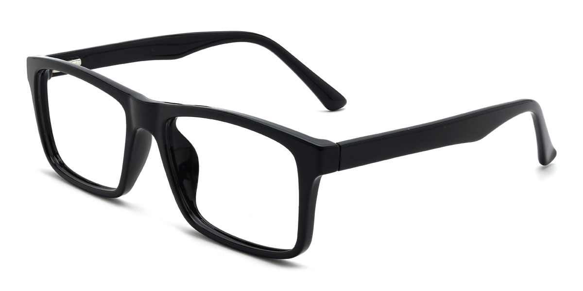 Preto Odyssey Óculos - Rectangle Glasses