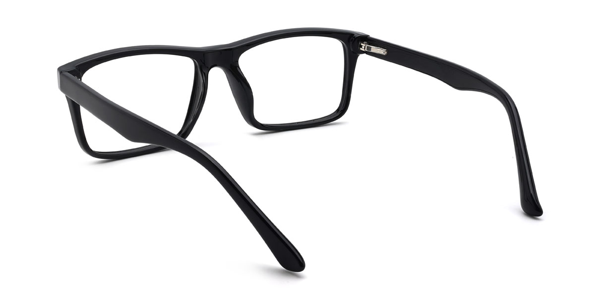 Preto Odyssey Óculos - Rectangle Glasses