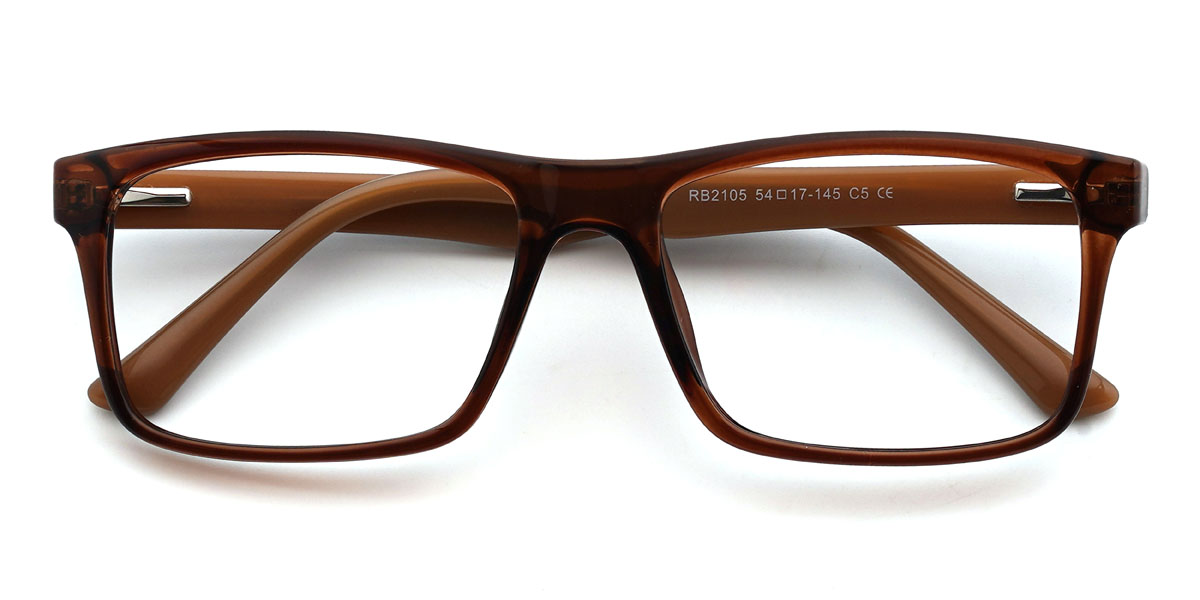 Brown Odyssey Glasses - Rectangle Glasses