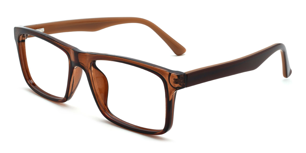 Brown Odyssey Glasses - Rectangle Glasses