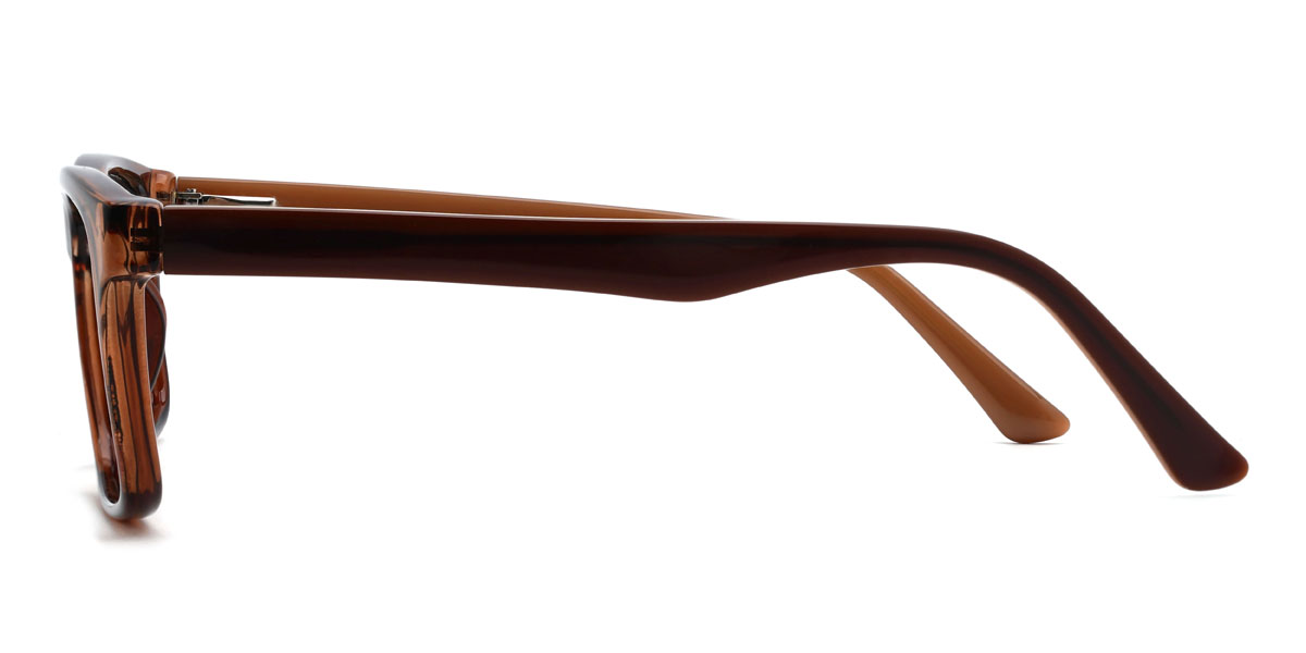 Brown Odyssey Glasses - Rectangle Glasses