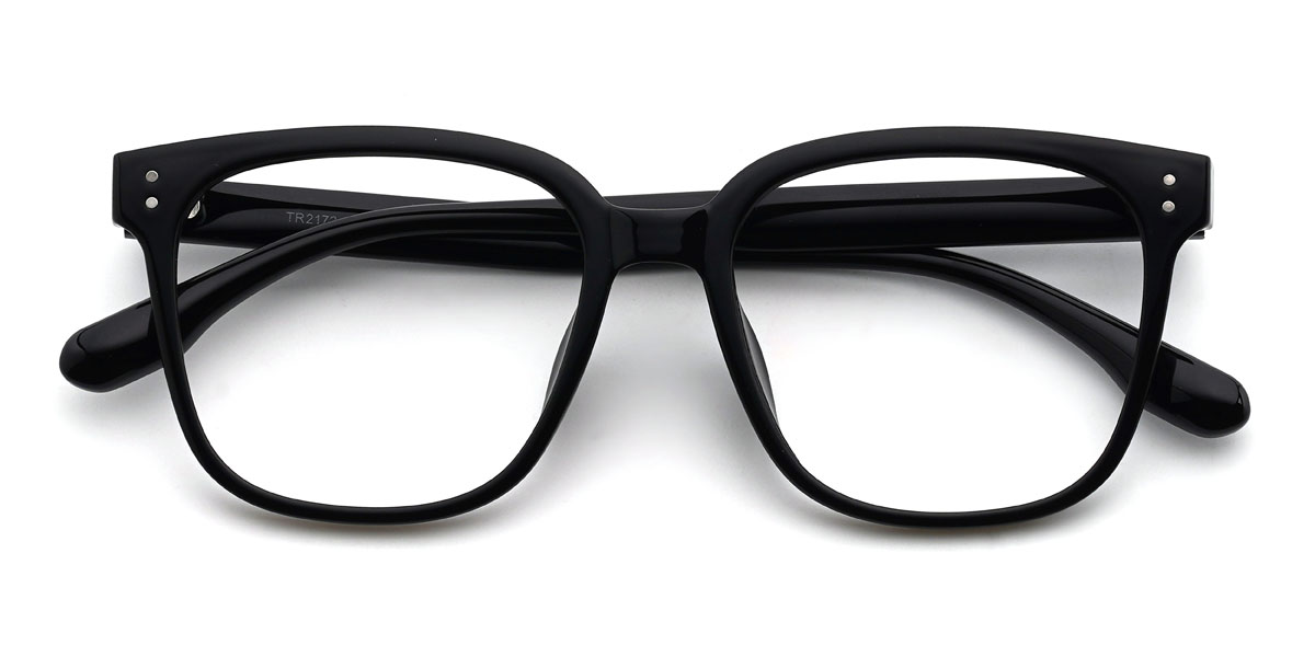 Preto Adeola Óculos - Square Glasses