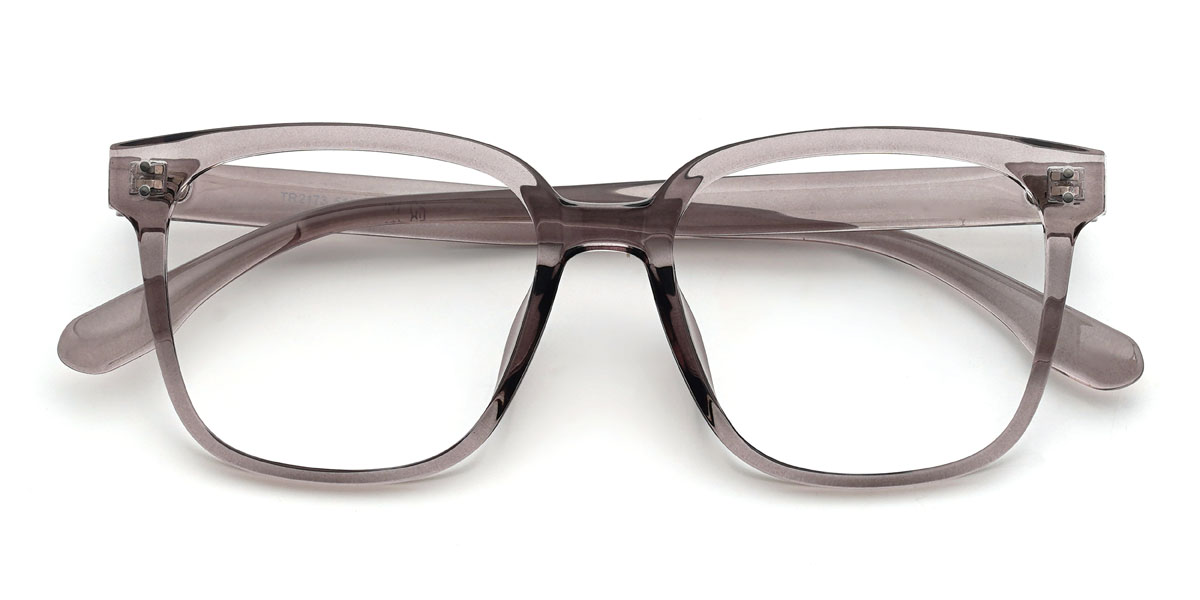 Clair Gris Adeola Lunettes - Square Glasses