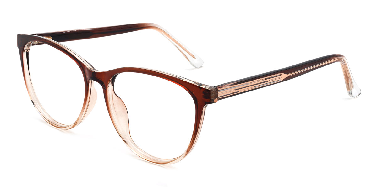 Gradiente Marrom Giulietta Óculos - Oval Glasses