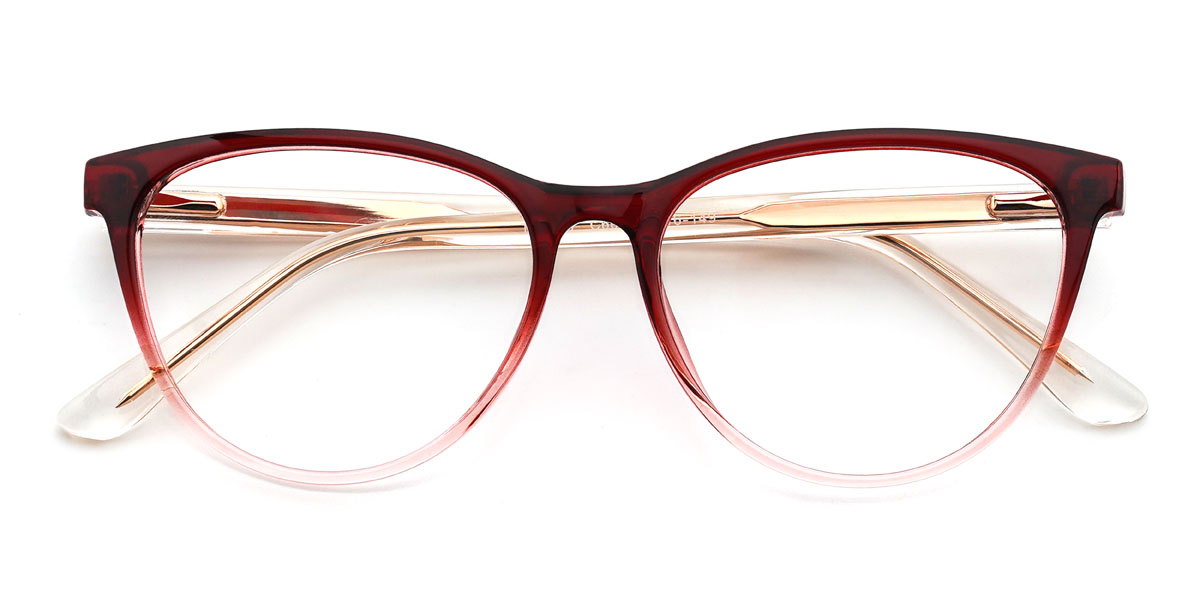 Dégradé Rouge Giulietta Lunettes - Oval Glasses