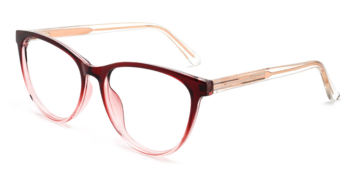 Dégradé Rouge Giulietta Lunettes - Oval Glasses