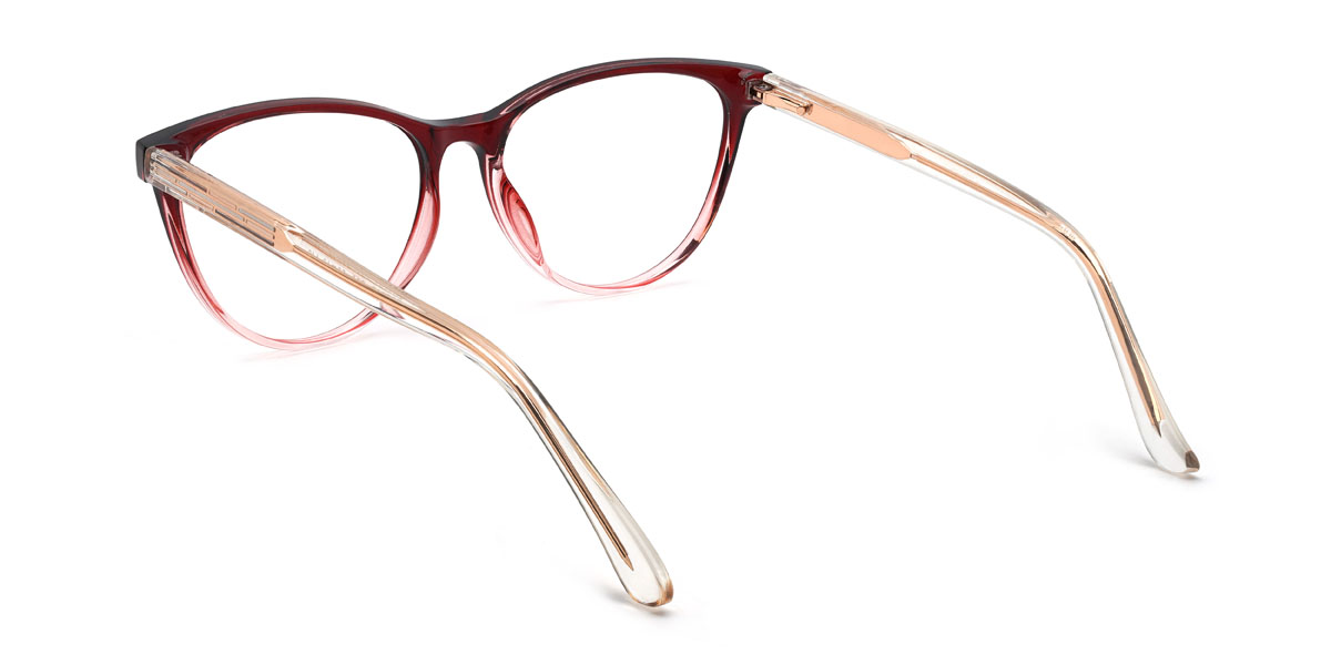 Dégradé Rouge Giulietta Lunettes - Oval Glasses