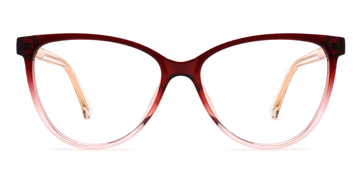 Dégradé Rouge Kalista Lunettes - Oval Glasses