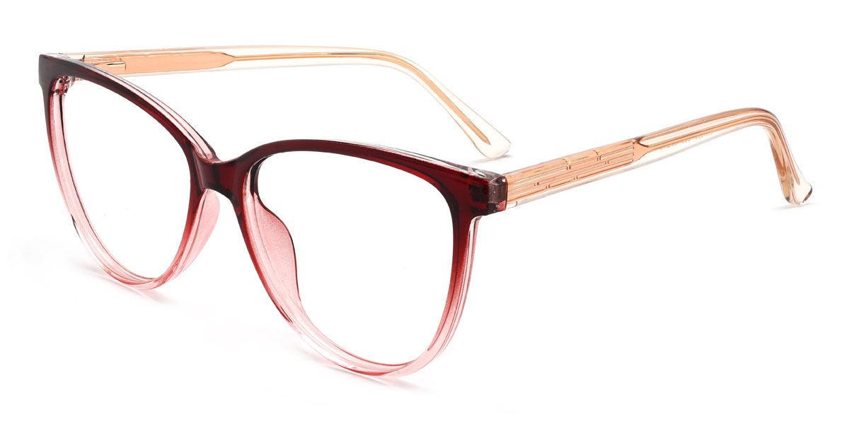 Dégradé Rouge Kalista Lunettes - Oval Glasses