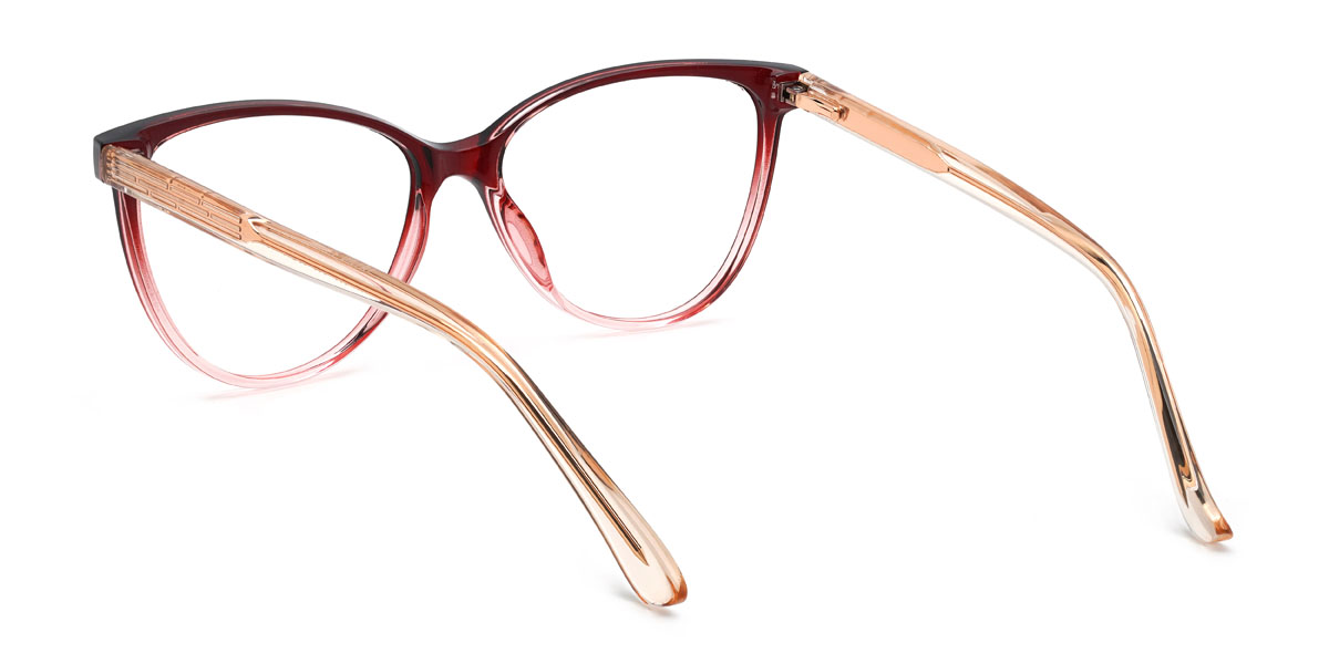 Dégradé Rouge Kalista Lunettes - Oval Glasses