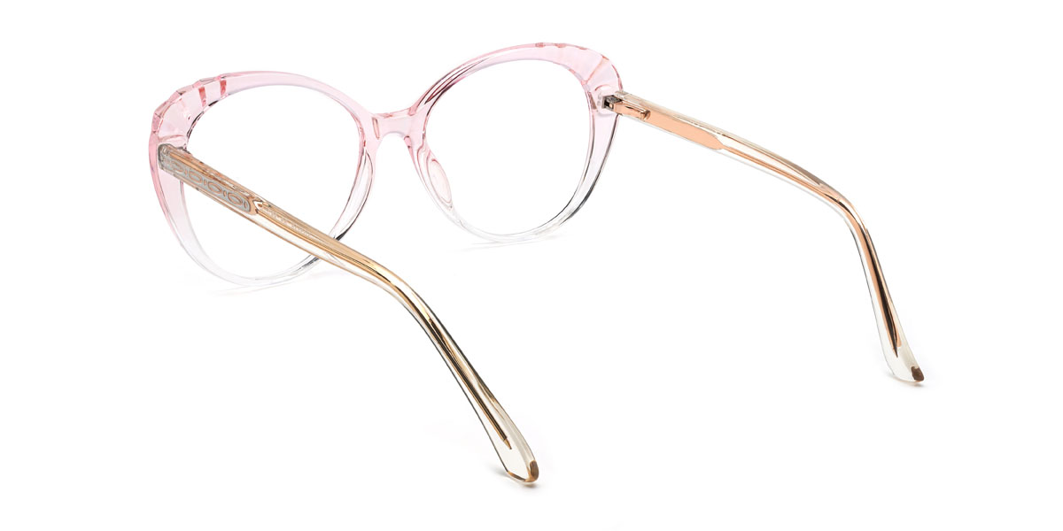 Dégradé Clair Rose Ilona Lunettes - Oval Glasses
