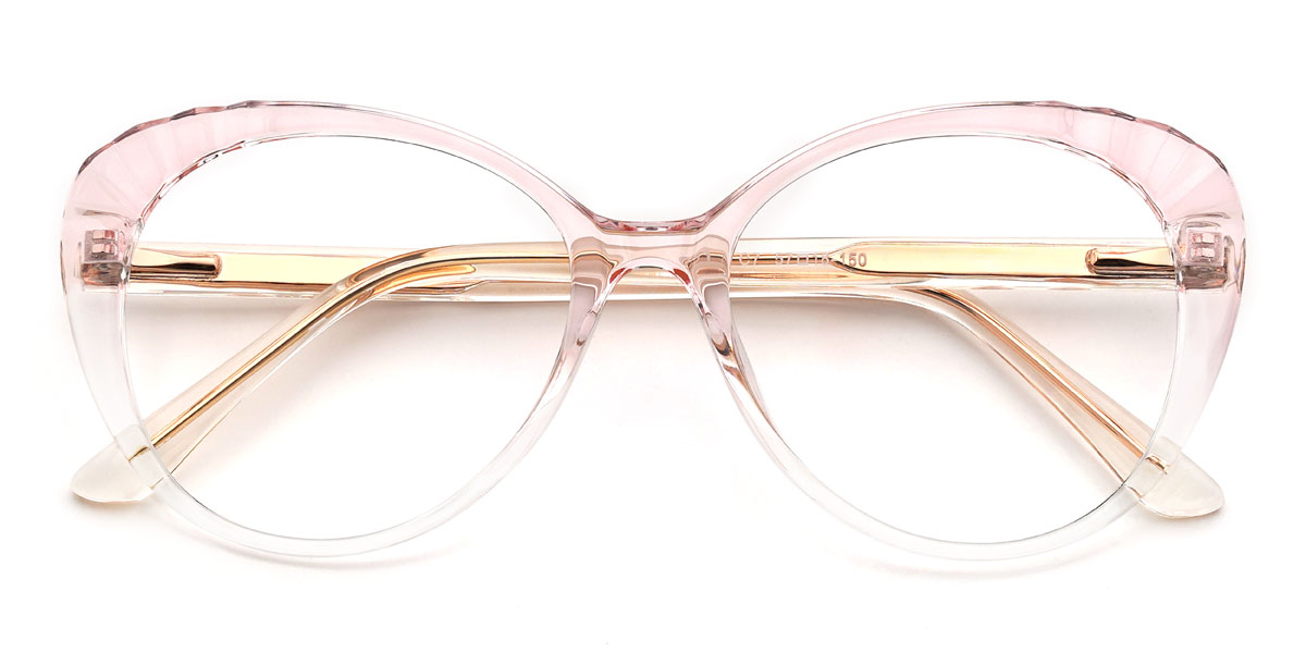 Dégradé Clair Rose Ilona Lunettes - Oval Glasses