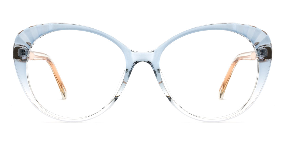 Dégradé Clair Bleu Ilona Lunettes - Oval Glasses