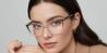 Nude Brown Taches Gabrielle Lunettes - Cat Eye Glasses