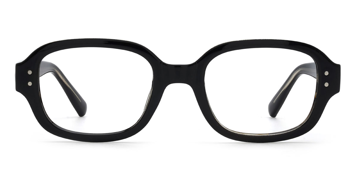 Schwarz Miklo Brille - Rectangle Glasses