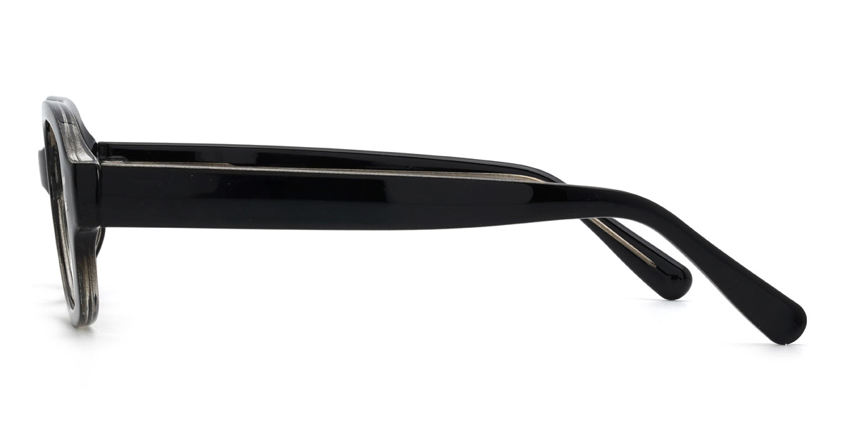 Schwarz Miklo Brille - Rectangle Glasses
