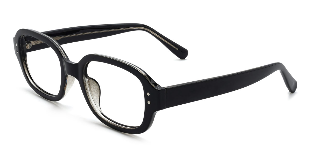 Schwarz Miklo Brille - Rectangle Glasses
