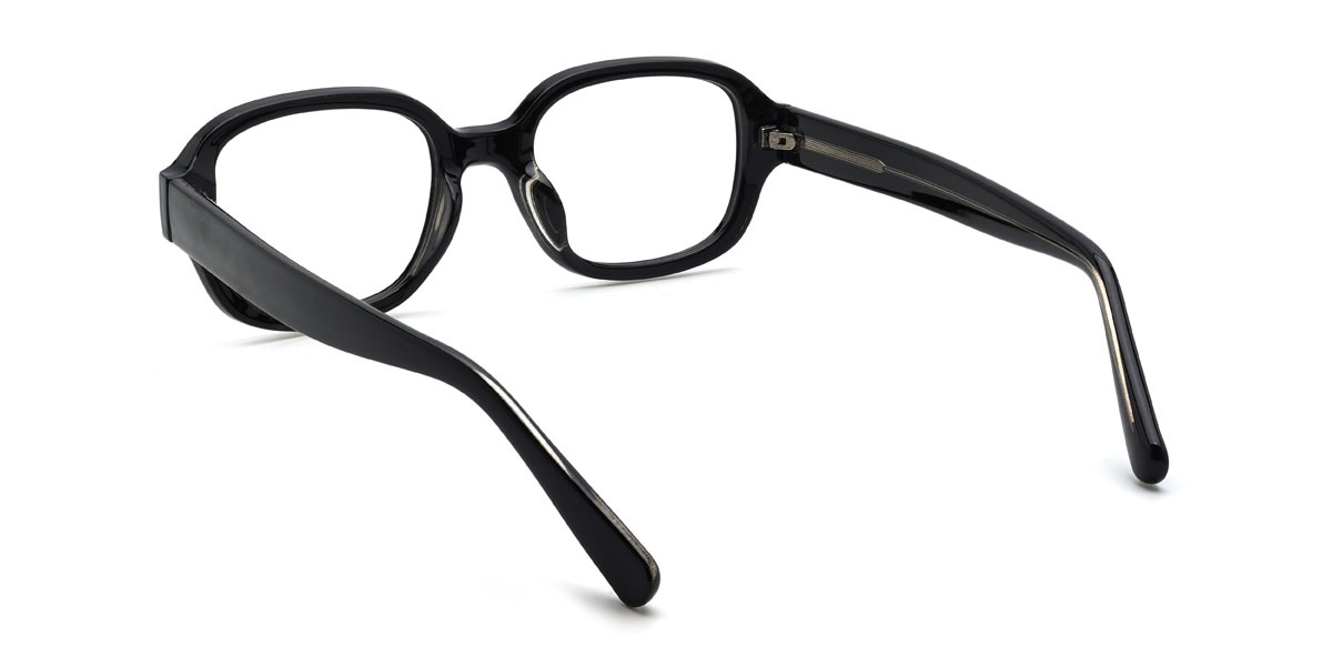 Schwarz Miklo Brille - Rectangle Glasses