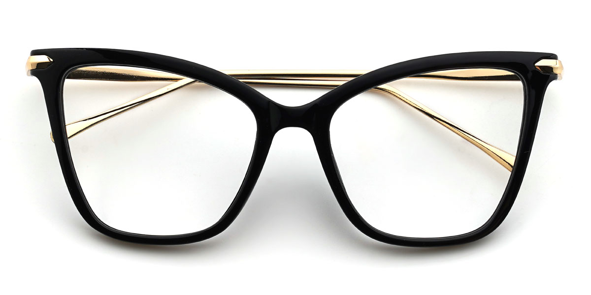 Schwarz Allura Brille - Cat Eye Glasses