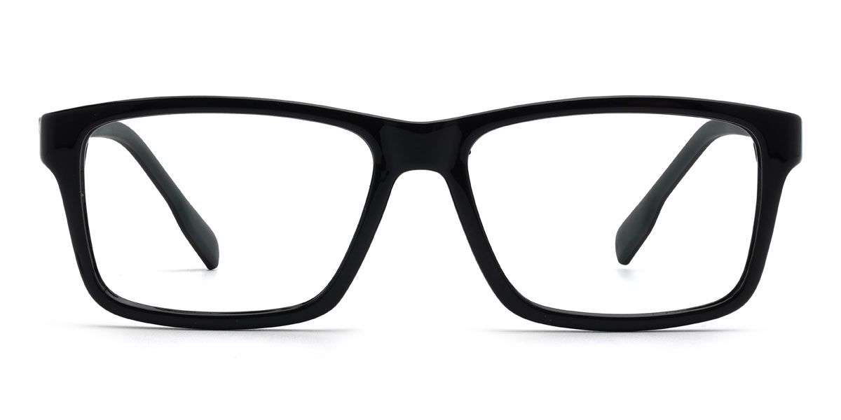 Black Zosia - Rectangle Glasses