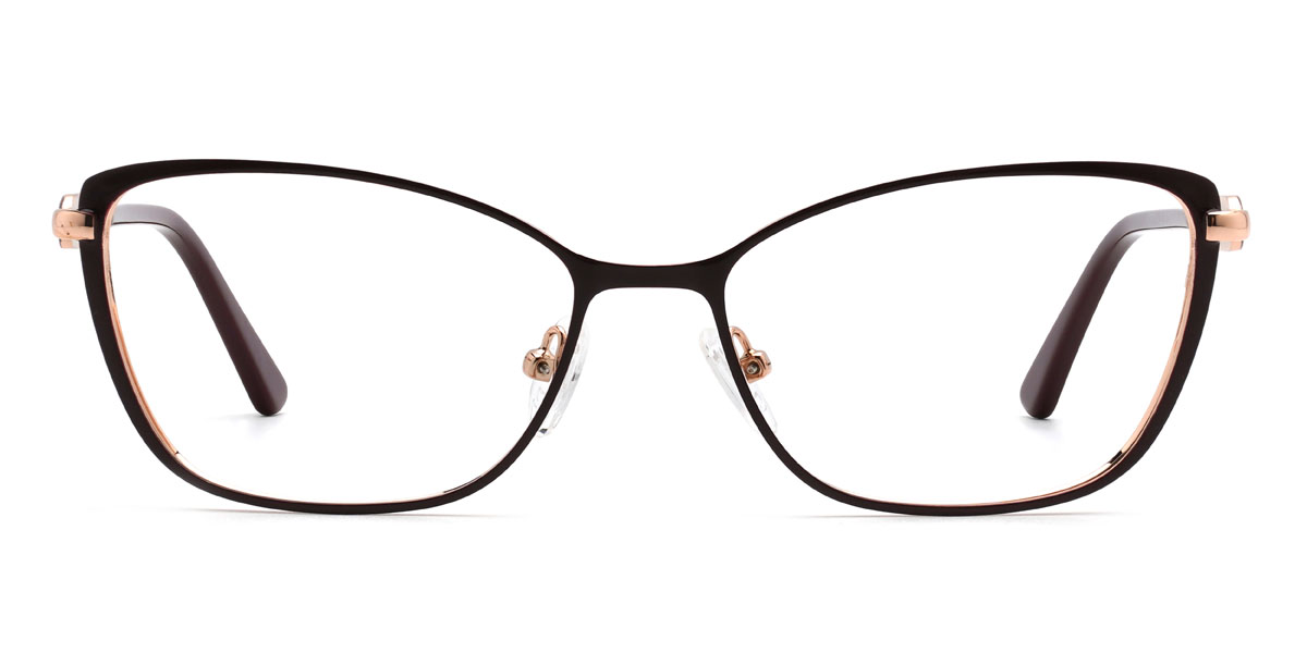 gold braun Burke Brille - Rectangle Glasses