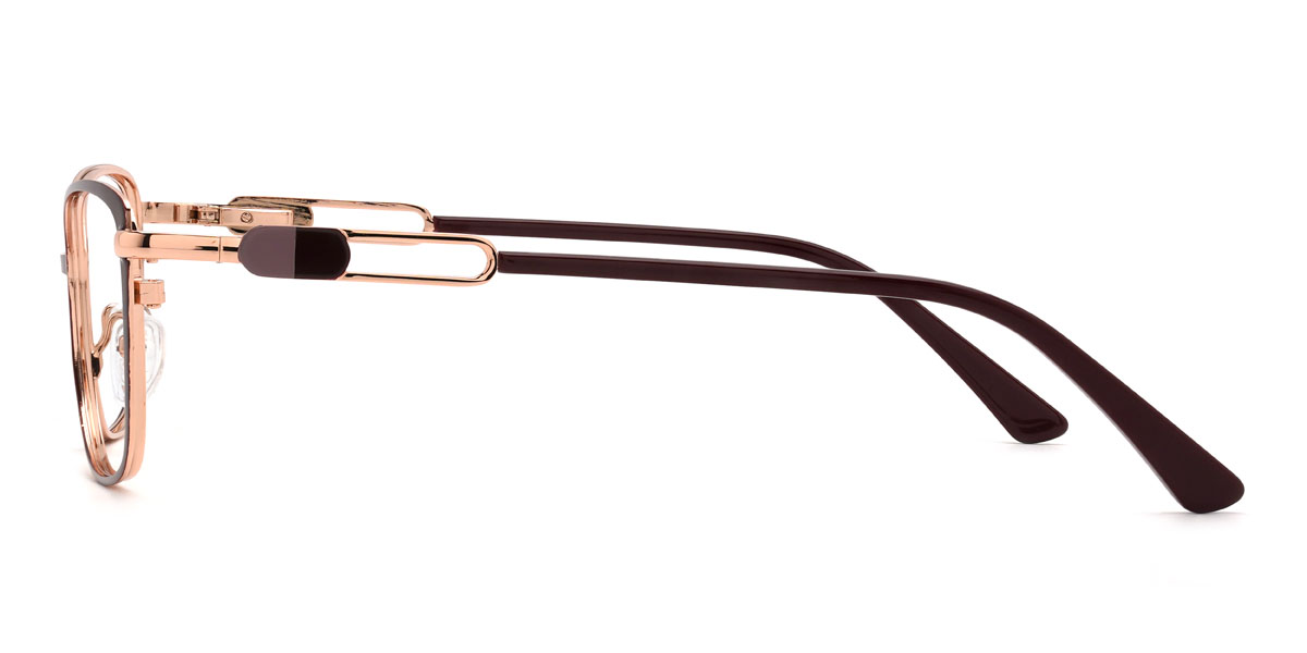 gold braun Burke Brille - Rectangle Glasses