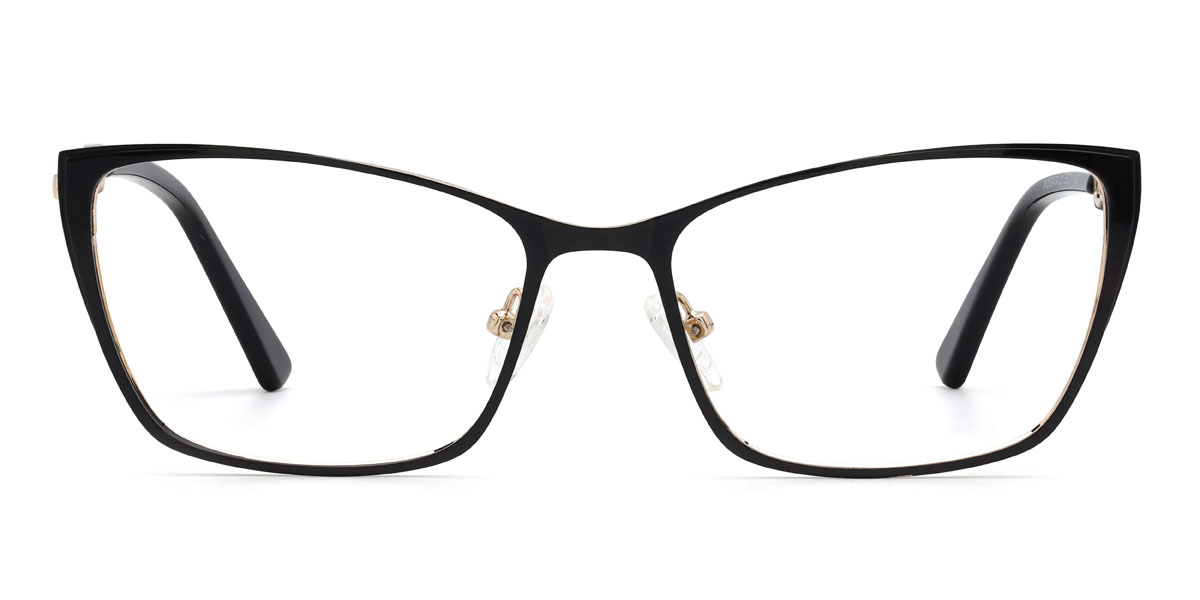 Black Calan - Rectangle Glasses