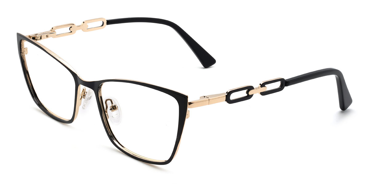 Schwarz Calan Brille - Rectangle Glasses