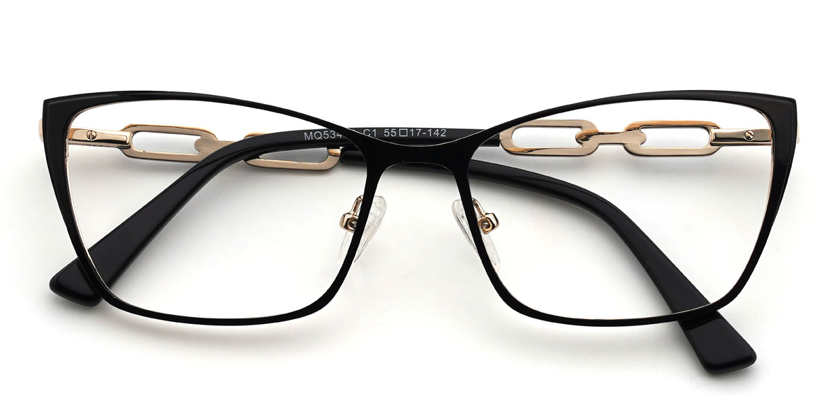 Schwarz Calan Brille - Rectangle Glasses