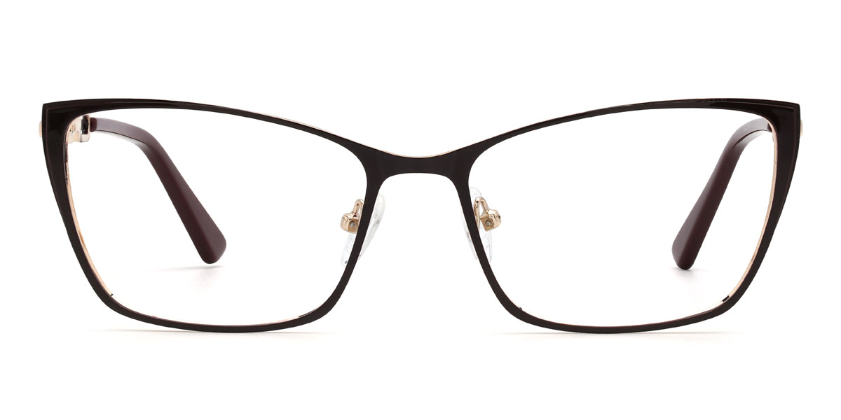Braun Calan Brille - Rectangle Glasses
