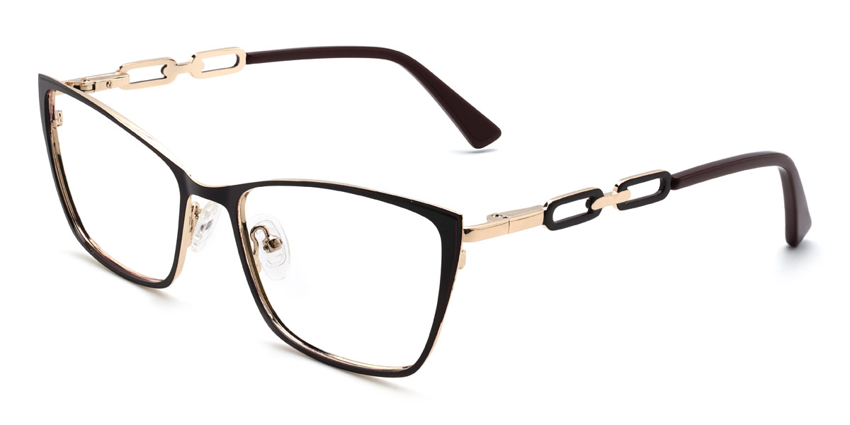 Braun Calan Brille - Rectangle Glasses