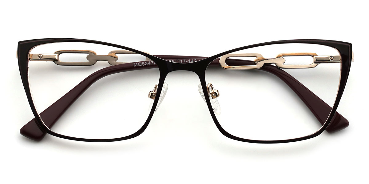Braun Calan Brille - Rectangle Glasses
