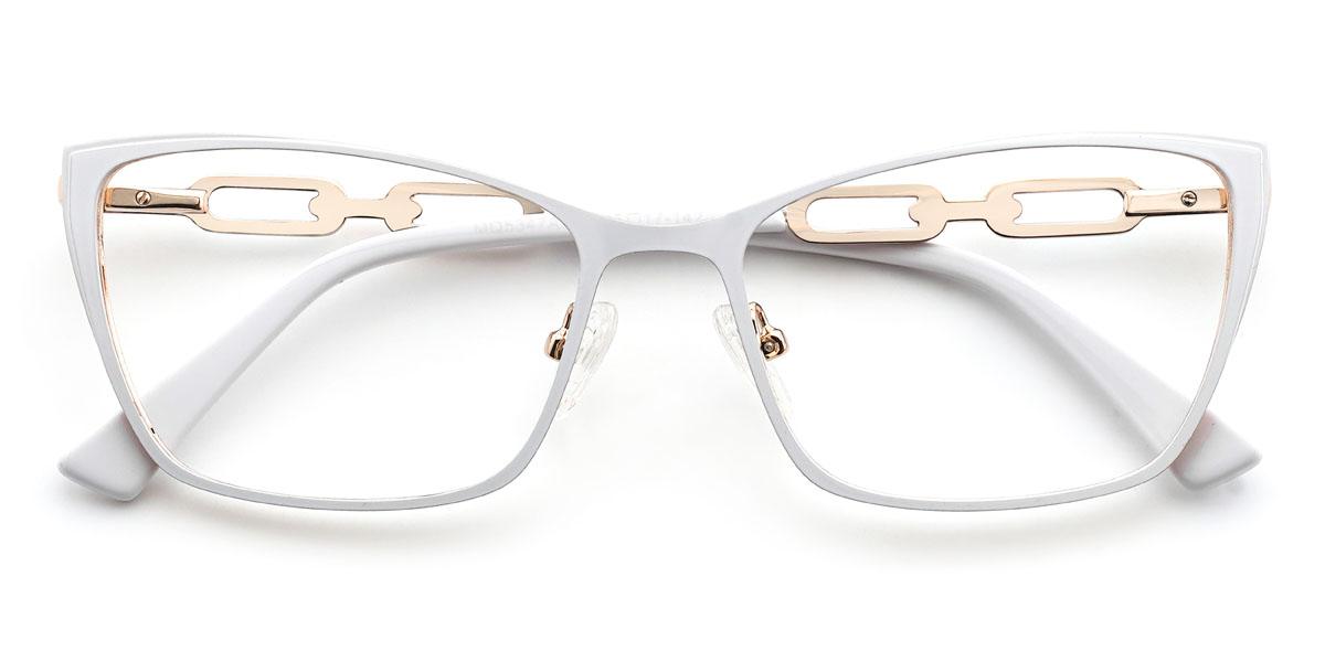 Weiß Calan Brille - Rectangle Glasses